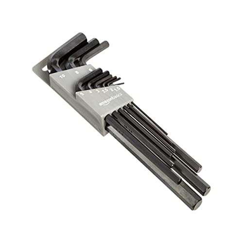 Amazon Basics 22-Piece Long Arm Hex Key Wrench Set - SAE/Metric £8 @ Amazon