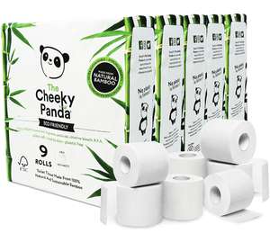 The Cheeky Panda – Bamboo Toilet Tissue Paper | Bulk Box of 45 Rolls £19.99 (£15.99 subscribe and save) @ Amazon Prime Day