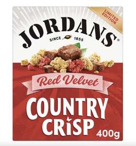 Jordans Country Crisp Red Velvet Cereal 400g (Walsall)