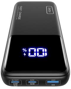 INIU 65W 20000mAh Fast Charging Portable Charger with USB C Input & Output - (with voucher) Sold by Topstar Getihu FBA