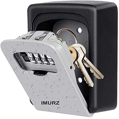 IMURZ Key Safe Wall Mounted - Key Lock Box - Keysafe Outside £8.99 with voucher @ MITOYMIA TRADE CO., LTD / Amazon