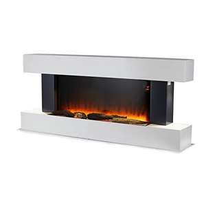 Warmlite WL45033N Hingham Wall Mounted Fireplace with Two Heat Settings and Adjustable Flame Brightness, 2000W £320.99 @ Amazon