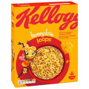 Kellogg's Honey Loops - 375g = 99p @ Farmfoods [Ipswich]