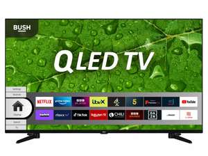 Bush 50 Inch Smart 4K UHD HDR QLED Freeview TV - Free Click & Collect