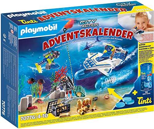 Playmobil 70776 Advent Calendar Bathtime Fun Police Diving Mission £9.99 @ Amazon