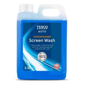 Tesco Screenwash Concentrated 2.5Ltr - works down to minus 10 degree