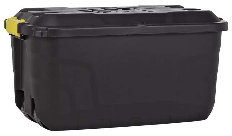 Argos Home 75L Heavy Duty Storage Trunk - Black click and collect