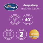 Silentnight Deep Sleep Mattress Topper (Single £12 / Double £16 / King £18) - Free Click & Collect