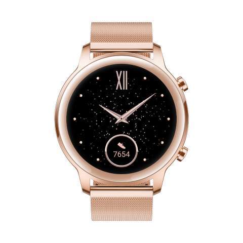 HONOR MagicWatch 2 42mm Sakura Gold / Agate Black Smart Watch - With Code