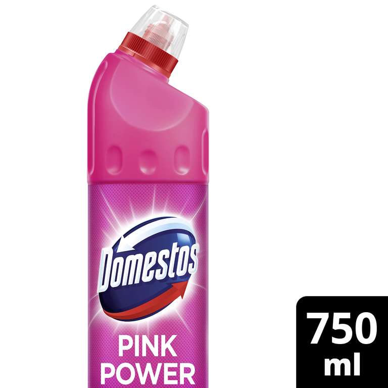 Domestos Pink Power Thick Bleach 750ml / £1.06 S&S