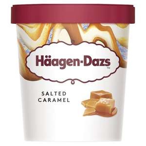Haagen-Dazs Ice Cream - Salted caramel / Vanilla / Strawberries / Belgian Chocolate £2.59 ( My Morrisons - selected) - in store @ Morrisons