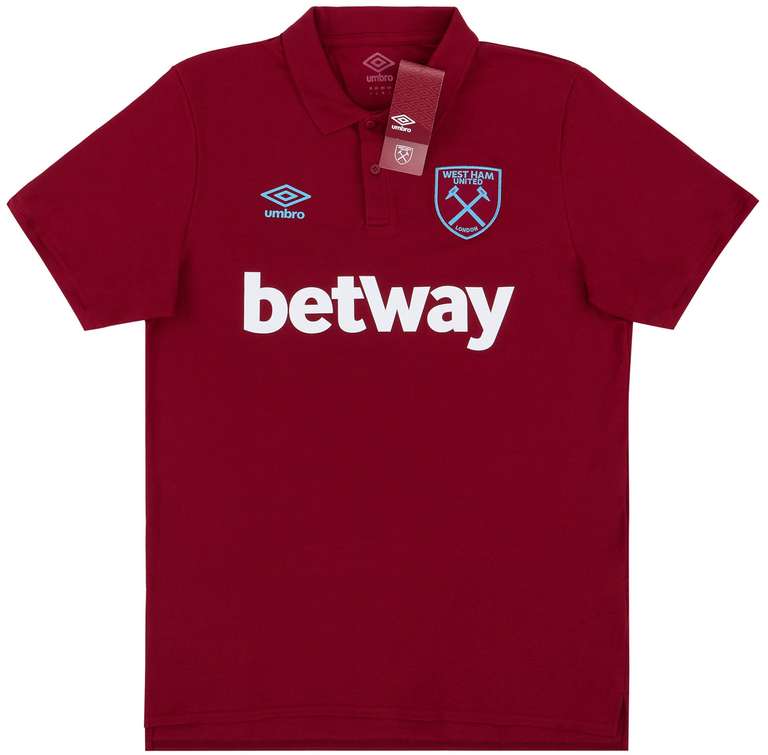 West Ham Polo Shirts (5 Colour Options) £14.68 delivered with code @ Classic Football Shirts