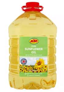 KTC Pure Sunflower Oil 5L also Extended Life Vegetable Oil