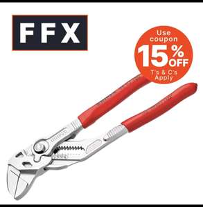 Knipex 40mm Capacity Adjustable Pliers Wrench - New - Sold by FFX Group Ltd