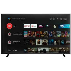 ElectriQ 55 inch 4K Dolby Vision Atmos Google Android TV Freeview Pl eiq-M455DVA - w/Code, Sold By Buy It Direct Discounts (UK Mainland)