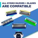 WILKINSON SWORD-Hydro 5 For Men - Pack of 9 Razor Blade Refills & Handle - Hydrating Gel & Precision Trimmer (£11.39/£10.19 S&S)