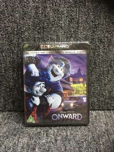 Disney Pixar Onward (4K Ultra HD + Blu Ray + Bonus Disc) £4.55 sold by soundvisioncollectables @ eBay
