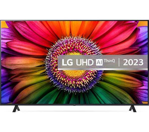 LG 75UR80006LJ (2023) LED HDR 4K UHD Smart TV,75" Freeview Play/Freesat HD, £899/£879.99 with code + Claim £100 Gift Card @ John Lewis