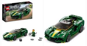 LEGO 76907 Speed Champions Lotus Evija Race Car, Scale Toy with Racing Driver Minifigure