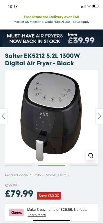 5.2L Digital Air Fryer – Emerald Electronics USA Inc