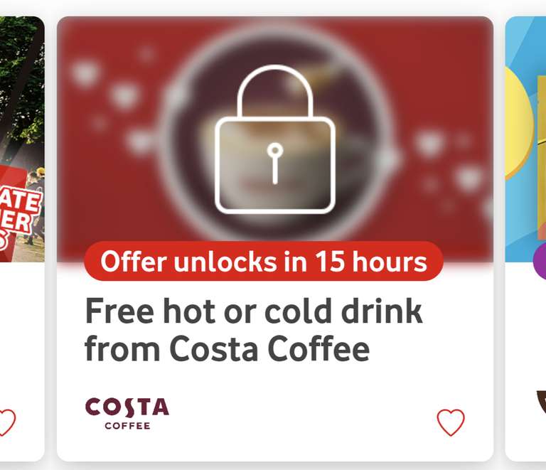 Free small Costa coffee via Vodafone VeryMe tomorrow (16 June)