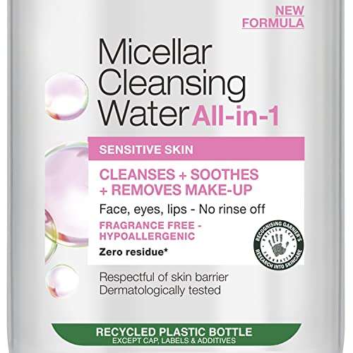 Garnier Micellar Cleansing Water For Sensitive Skin 700ml - £3.20 / £3 Subscribe & Save @ Amazon
