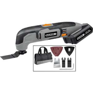 BAUKER 18V Cordless Multi Tool Oscillating Tool 1 x 1.5Ah Battery, Fast Charger (2 Year Warranty) £39.99 Delivered @ Worx eBay Store