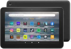 Amazon Fire 7 Tablet (12th Generation,/2022) with Alexa Hands-Free/Quad-core/Fire OS/Wi-Fi, 16GB, 7” Special Offers/Black + Free Collection