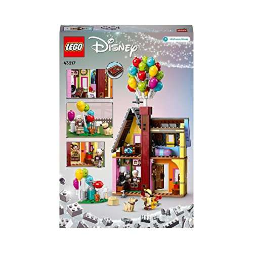 LEGO 43217 Disney and Pixar ‘Up’ House Collectible Model Set with Balloons,Carl,Russell & Dug Figures (Sold by Amazon EU) - £45.43 @ Amazon