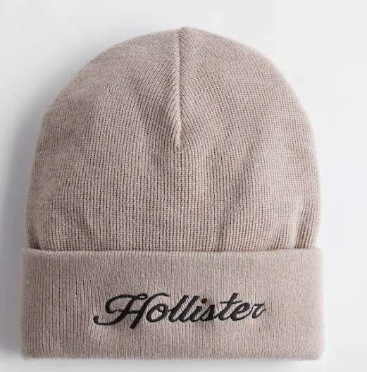 Hollister Embroidered Logo Beanie (4 Colours) - £5.81 Member Price + Free Click & Collect @ Hollister