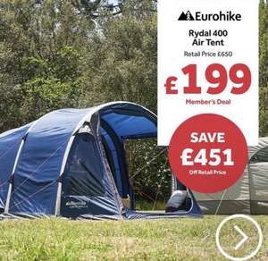 Eurohike Rydale Air Tent (Members price)