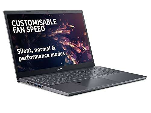 Acer Aspire 5 A515-57 15.6 inch Laptop - (Intel Core i5-1235U, 16GB, 512GB SSD, Quad HD Display, Windows 11, Iron) - £599.99 @ Amazon