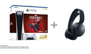 PS5 Disc Console - Marvel's Spider-Man 2 Bundle + Pulse 3D Headset