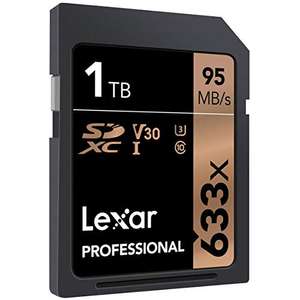 Lexar Professional 633x 1TB SDXC UHS-I Card - £87.72 @ Amazon