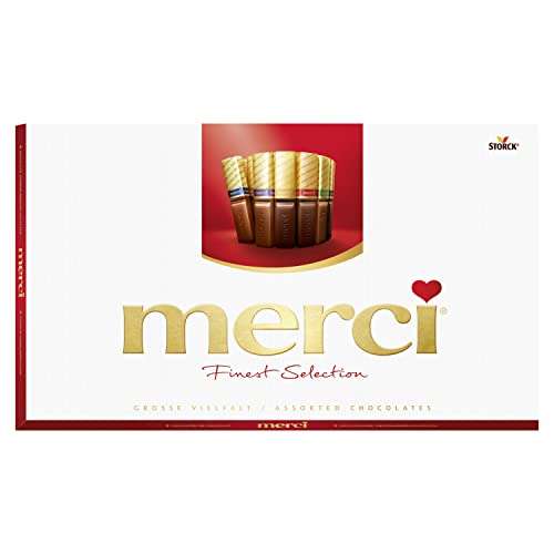 MERCI Finest Milk & Dark Chocolates Box 400g - £3.80 with voucher applied @ Amazon
