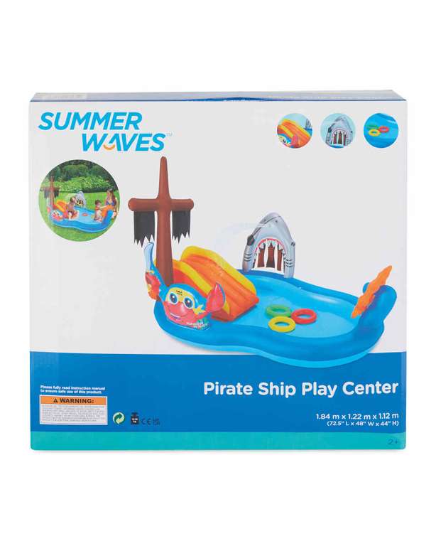 Pirate Ship Water Play Centre pool £29.99 instore from the 17th of Pre order + £2.95 or Free on £30 Spend from Aldi