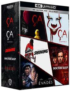 Stephen King 5 Movie 4K Boxset (IT, IT 2, The Shining, Doctor Sleep, Shawshank Redemption) - £38.84 Delivered @ Amazon FR