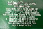 Heineken Premium Lager Beer (Dutch Brewed Import) - 6x330ml Cans - Clubcard Price