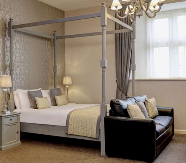 Two Night Luxury Escape in a Four Poster Room for Two at Walworth Castle Hotel £153.99 with code