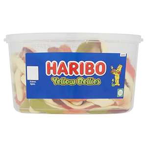 Haribo Giant Snakes Yellow Bellies Sweets Tub, 768g £6 / £5.70 Subscribe & Save @ Amaozn