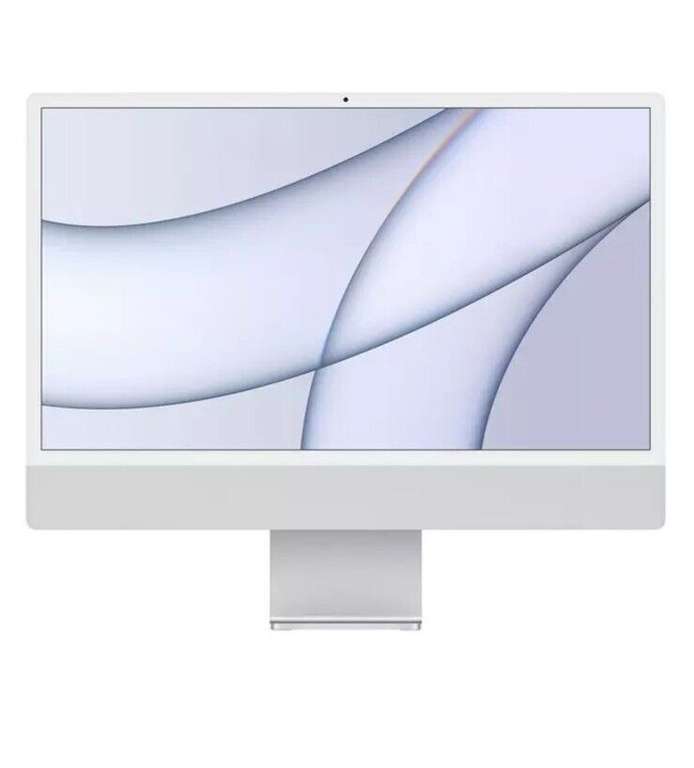 Apple iMac 24" 4.5K Retina 2021 - 512GB SSD - 8GBRAM 8C CPU 8C GPU M1 - Silver, Sold By Beauty Stores ltd (Via HS Discount)