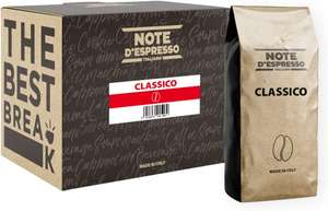 Note d'Espresso- Classico Coffee Beans- 1000 g x 2 Pack - £8.40 Amazon Prime Exclusive