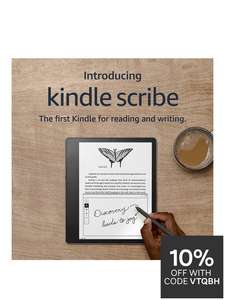 Amazon Kindle Scribe - The first Kindle for reading and writing, with a 10.2-inch, 300 ppi Paperwhite display, includes Basic Pen - w/Code