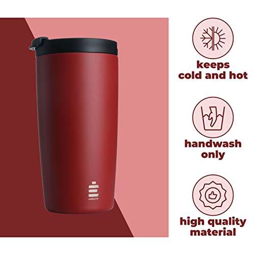 Reusable 500ml Travel Mug with Leak Proof Lid W/code Sold by Hydrate Bottles Shop FBA