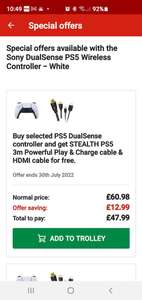 PlayStation 5 DualSense Wireless Controller £47.99 @ Argos Free click and collect