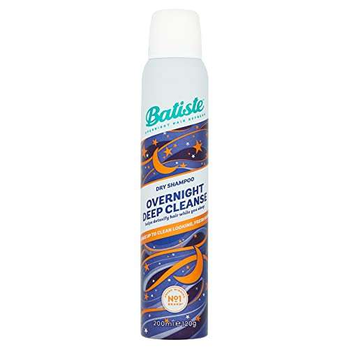 Batiste Overnight Deep Cleanse Dry Shampoo, 200ml - £2.83 (£2.69 or less with Subscribe & Save) @ Amazon