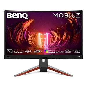 BenQ MOBIUZ EX2710R Curved Gaming Monitor (27 inch, 1440P, 165 Hz, 1ms, HDR 400, FreeSync Premium Pro, remote control) £258 @ Amazon