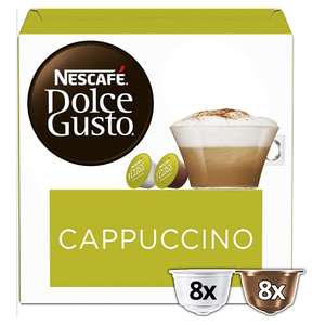 Nescafé Dolce Gusto Cappuccino Coffee Pods, 16 Capsules 3 packs for £8.50 (Cheaper with Subscribe and save) @ Amazon
