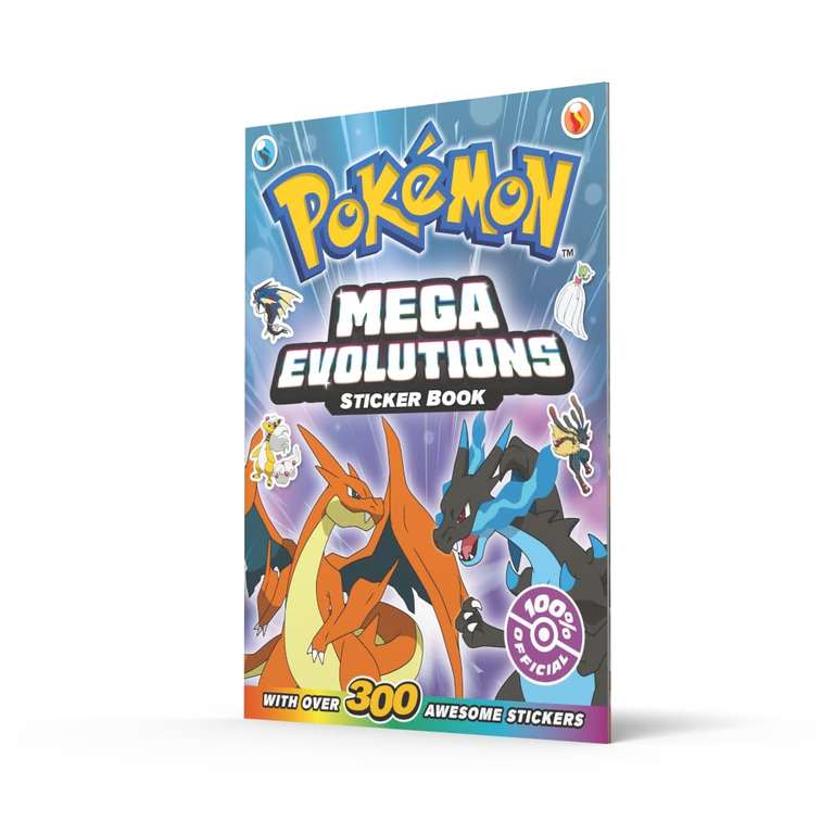 Pokémon Mega Evolutions Sticker Book: Mega Evolve Your Pokémon ...