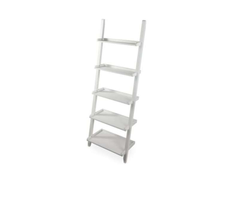 Large White Ladder Shelf Unit £14.99 + £9.95 delivery at Aldi